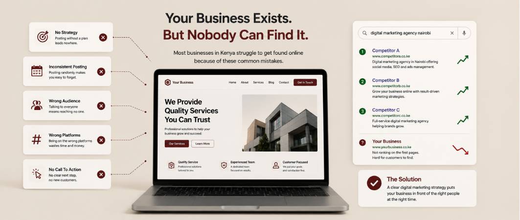Why Most Kenyan Businesses Are Invisible Online and What to Do About It