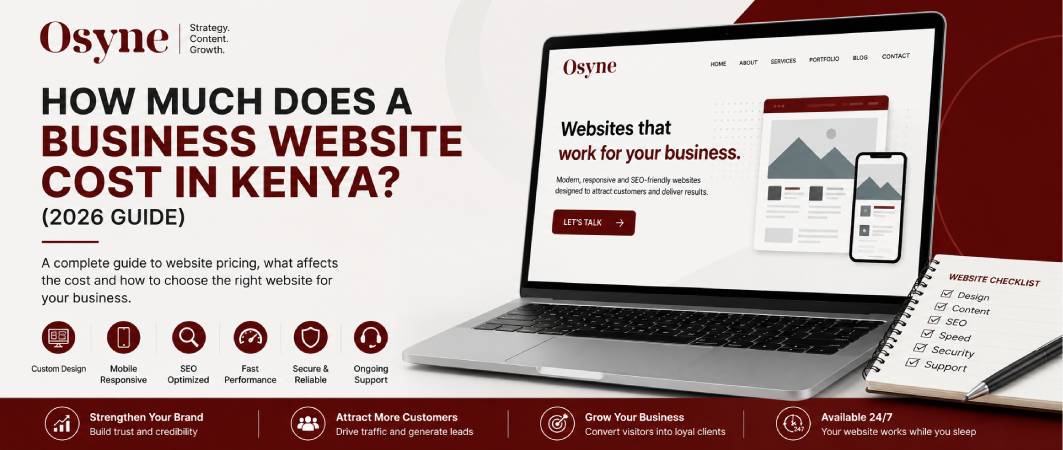 How Much Does a Business Website Cost in Kenya? (2026 Guide)