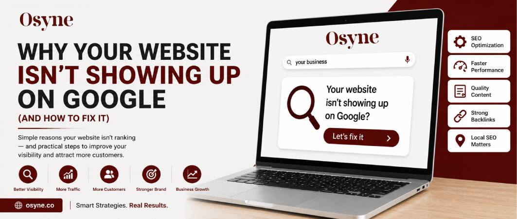 Why Your Website Isn’t Showing Up on Google (And How to Fix It)